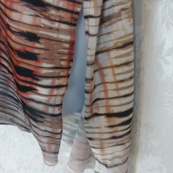 French Blue Woman 3/4 Sleeve Tunic - Picture 5 of 7